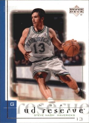 2000-01 UD Reserve #18 Steve Nash - BSK