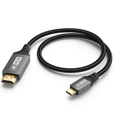 Short USB C to HDMI Cable 1FT, [4K@60Hz] USBC to HDMI Cable Type C to HDMI Co...