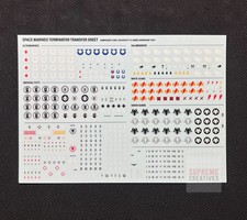 Warhammer 40k Space Marine Terminator Transfer Sheet 2025 New