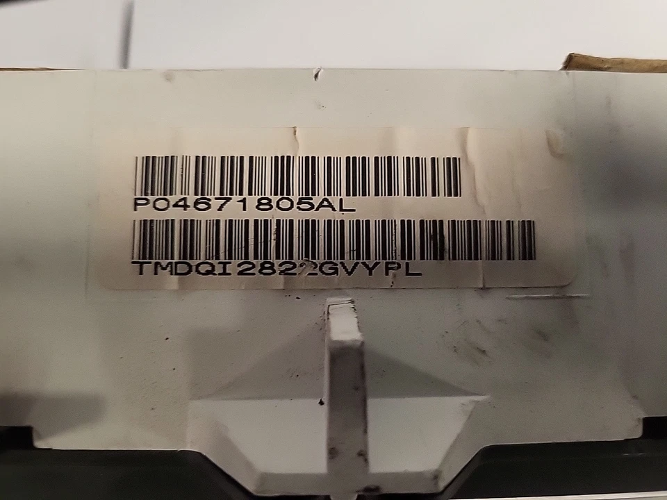 2003-05 Dodge Neon Speedometer Cluster W/O Tachometer JJ4 - Image 3 of 4