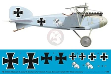 Peddinghaus 1/48 Albatros D.III Markings Eberhard Hanisch Jasta 15 France 4383