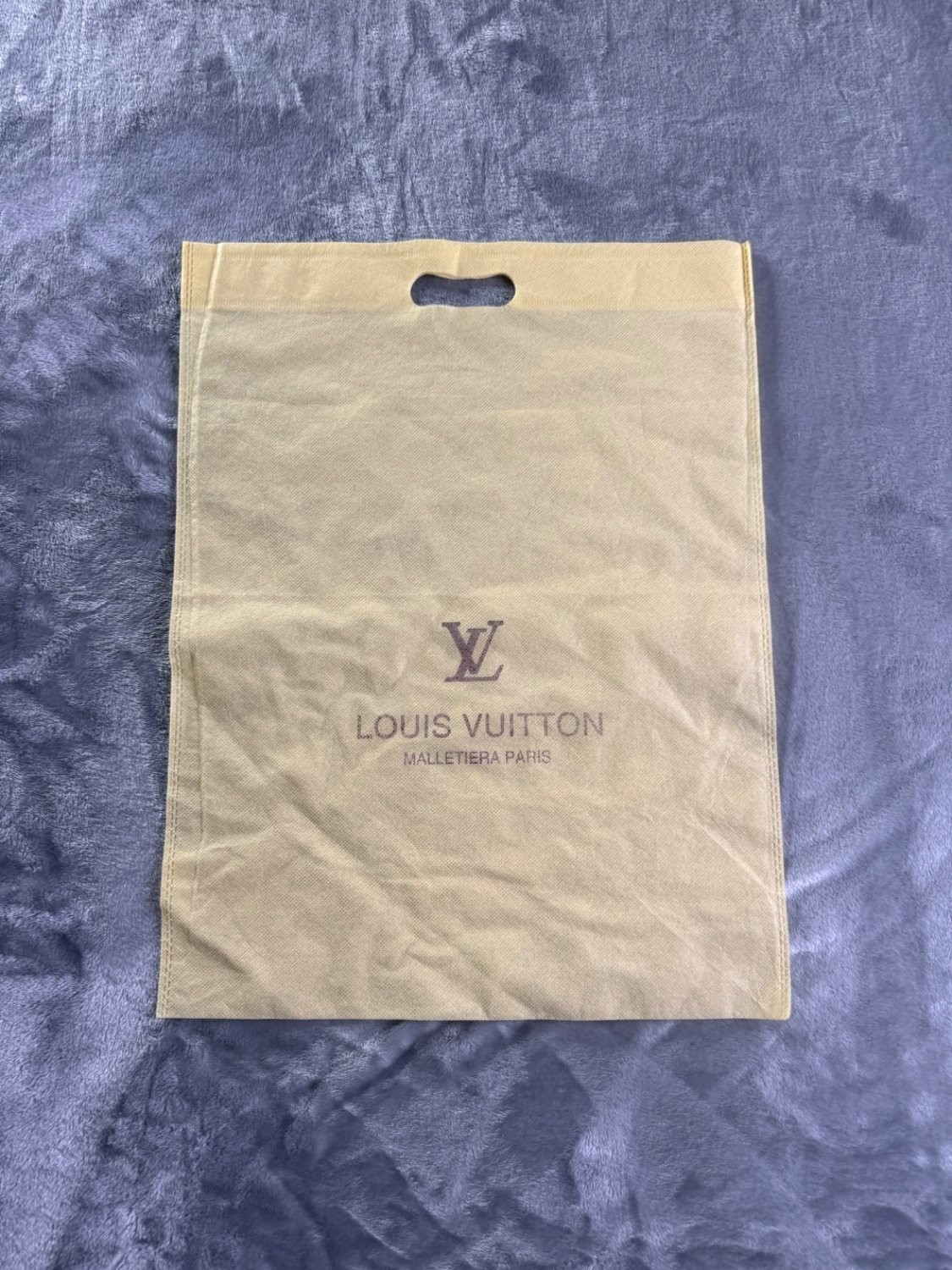 Louis Vuitton Malletier A Paris Dust Bag Yellow Non Woven Fabric Tote Large