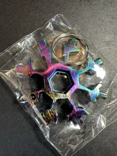 18 In 1 Snowflake Multi Tool Keychain