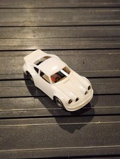 TYCO Electric Racing Porsche Carrera All White HO Slot Car Rare