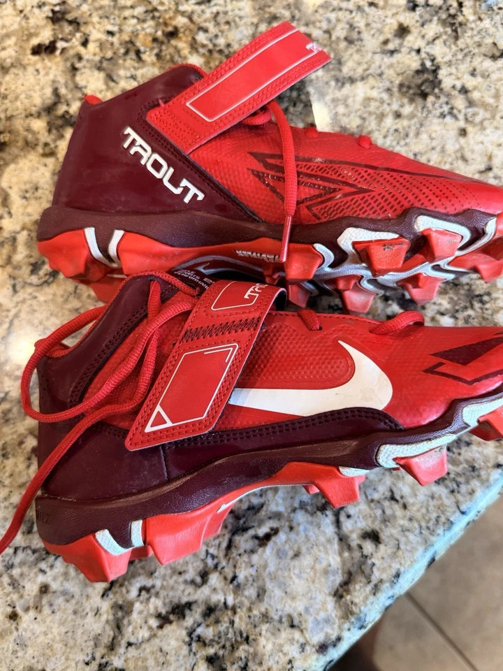 Nike Force Trout 8 Keystone Baseball Cleats Youth 5.5Y Red Keystone  - Image 2 of 4