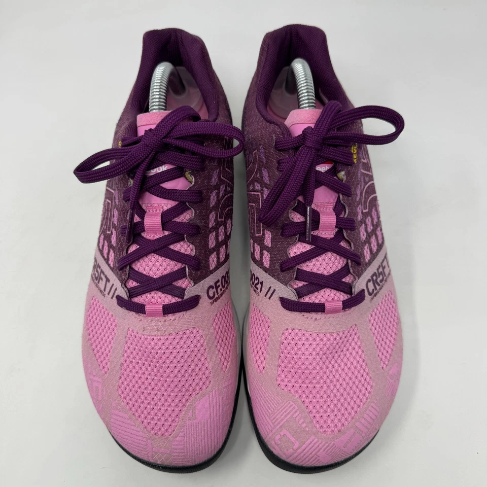 Reebok CrossFit Nano 5 CR5FT Athletic Training Shoes Pink Purple Women's Size 10 - Image 3 of 4