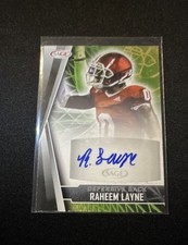 2022 SAGE Low Series - Autographs Raheem Layne #A-RL Black (AU, RC)