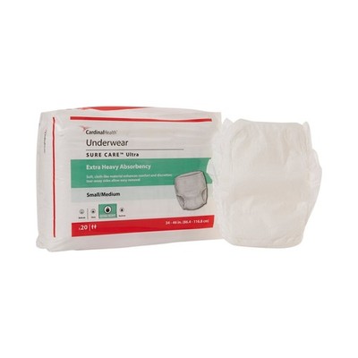 Sure Care  Ultra Extra Heavy Absorbent Underwear, Small / Medium