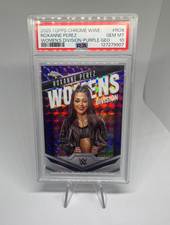 2025 Topps Chrome WWE Womens Division Roxanne Perez #WD-ROX Purple Geo /10 PSA10