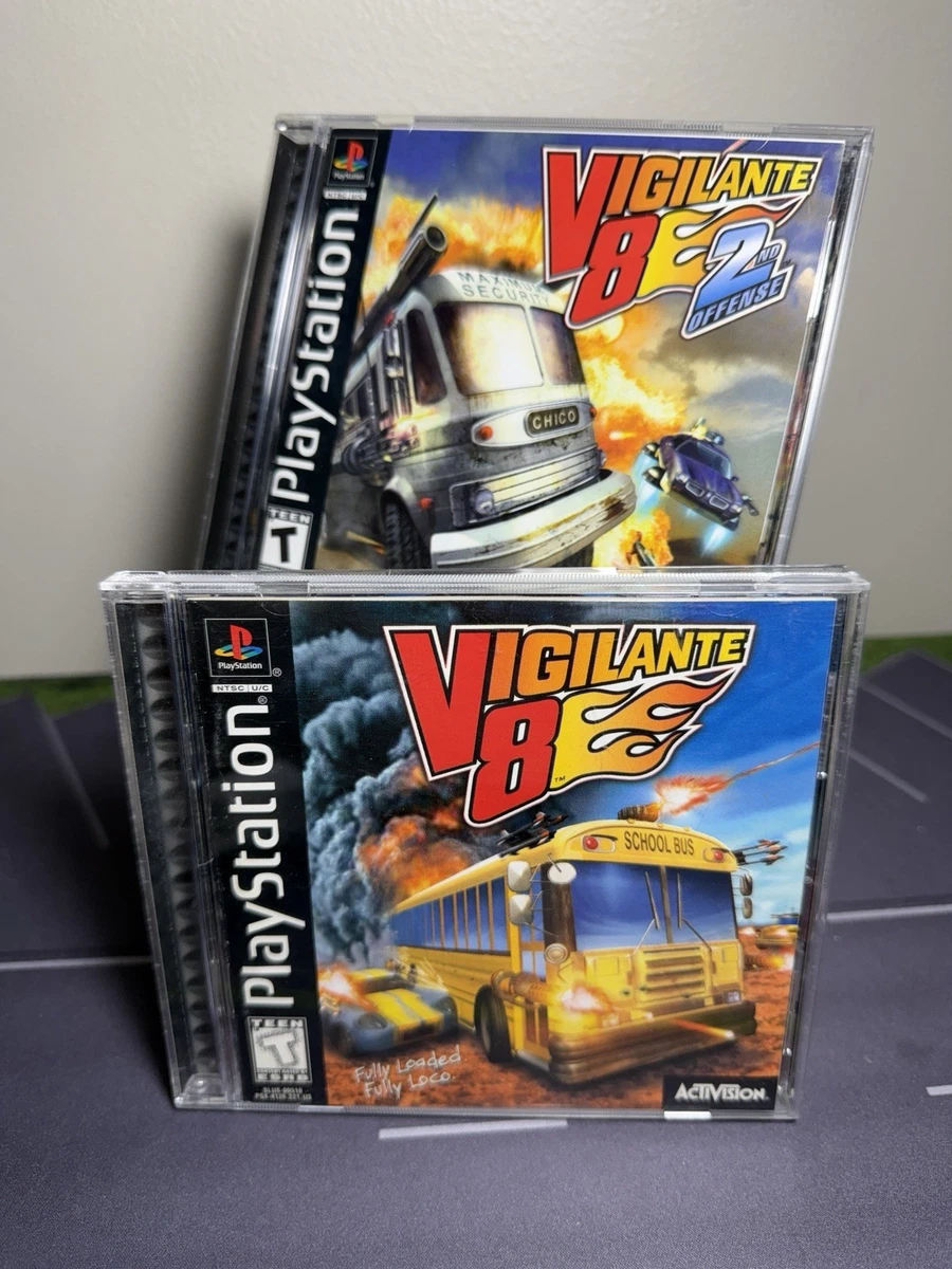 PlayStation　ビジランテ8　II Sony PlayStation 1 Vigilante 8: 2nd Offense Video Games for sale