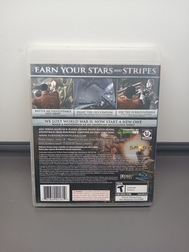 Turning Point: Fall of Liberty (Sony PlayStation 3, 2008) Complete CIB - Picture 9 of 10