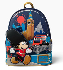 Disney Parks London Loungefly Mickey Mouse Buckingham Palace Guard Backpack NWT