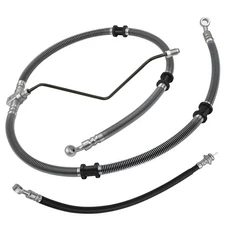 Front Brake Hose Line Pipe Kit 11-14 for Yamaha Grizzly 450 YFM450 4x4 4WD HE SE