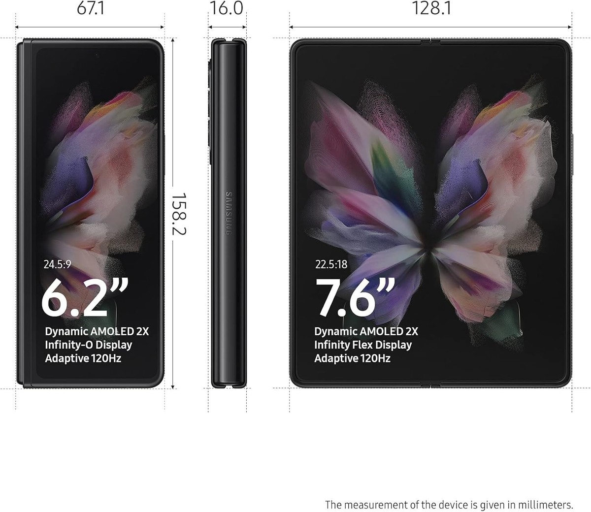 NEW Samsung Galaxy Z Fold3 5G Unlocked 7.6