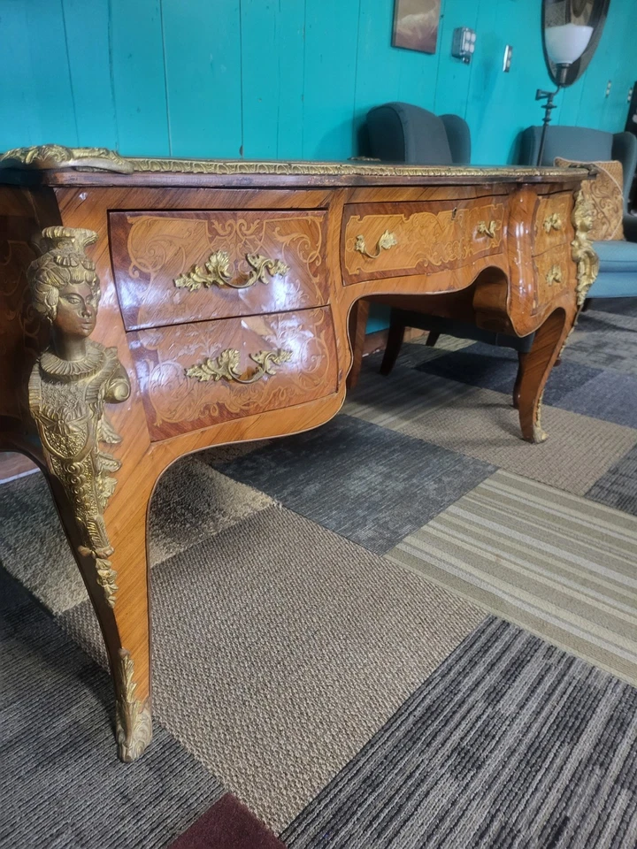 Escritorio francés vintage y escritorio enrollable a juego Foto 2 de 4