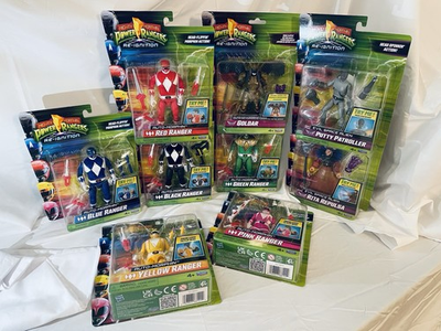 #ad #ad COMPLETE Mighty Morphin Power Rangers Re Ignition 9 Figure Set NEW GOLDAR $199.99