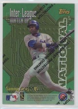 1997 Topps Inter-League Match-Ups Refractor Sammy Sosa Frank Thomas HOF 00em