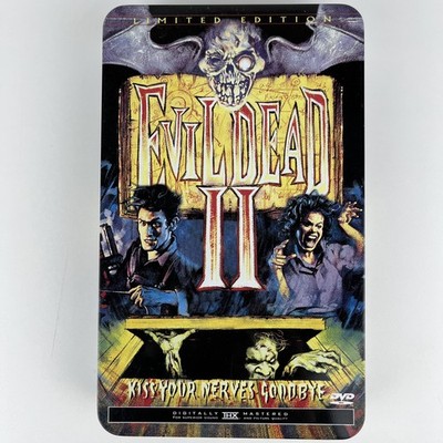 Evil Dead 2: Dead by Dawn Limited Edition (#20746/50000) Collector Tin Set DVD
