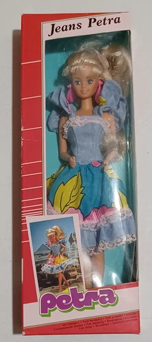 Vintage 1992  Barbie Clone Jeans Petra German Doll by Lundby NRFB/MIB