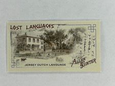 2019 Topps Allen and Ginter Mini Lost Languages #LL9 Jersey Dutch Language