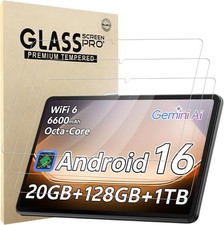 3 Pack Screen Protector 10.1 Inch Tablet, Tempered Glass 9H Hardness Anti-Scratc
