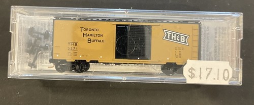MT N-Scale; #20036 40' Box car, TORONTO, HAMILTON & BUFFALO, | Zustand: New