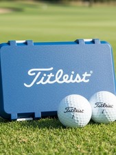 Titleist Golf Ball Storage Box - 3D Printed Quality Ball Container Holds 6 Balls