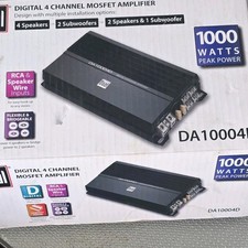 Dual Electronics DA10004D Digital 4-Channel MOSFET Amplifier 1000W RMS