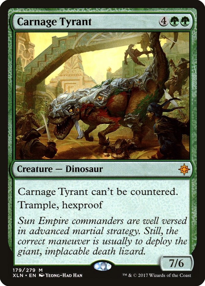 MTG Magic the Gathering Carnage Tyrant (179/317) Ixalan LP