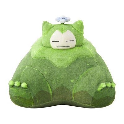 Pokemon Center Japan Poco a Pokemon Snorlax Plush Moss Flower