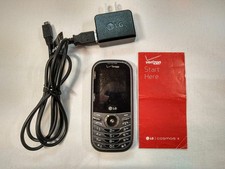 LG COSMOS 3 VN251 VERIZON WIRELESS SLIDER KEYBOARD CELL PHONE W/ MANUAL - WORKS