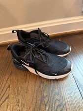Nike Air Max 270 Black Sneakers Big Kid Size 3