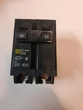 SQUARE D HOMELINE 60 AMP 2 POLE BREAKER  NEVER USED