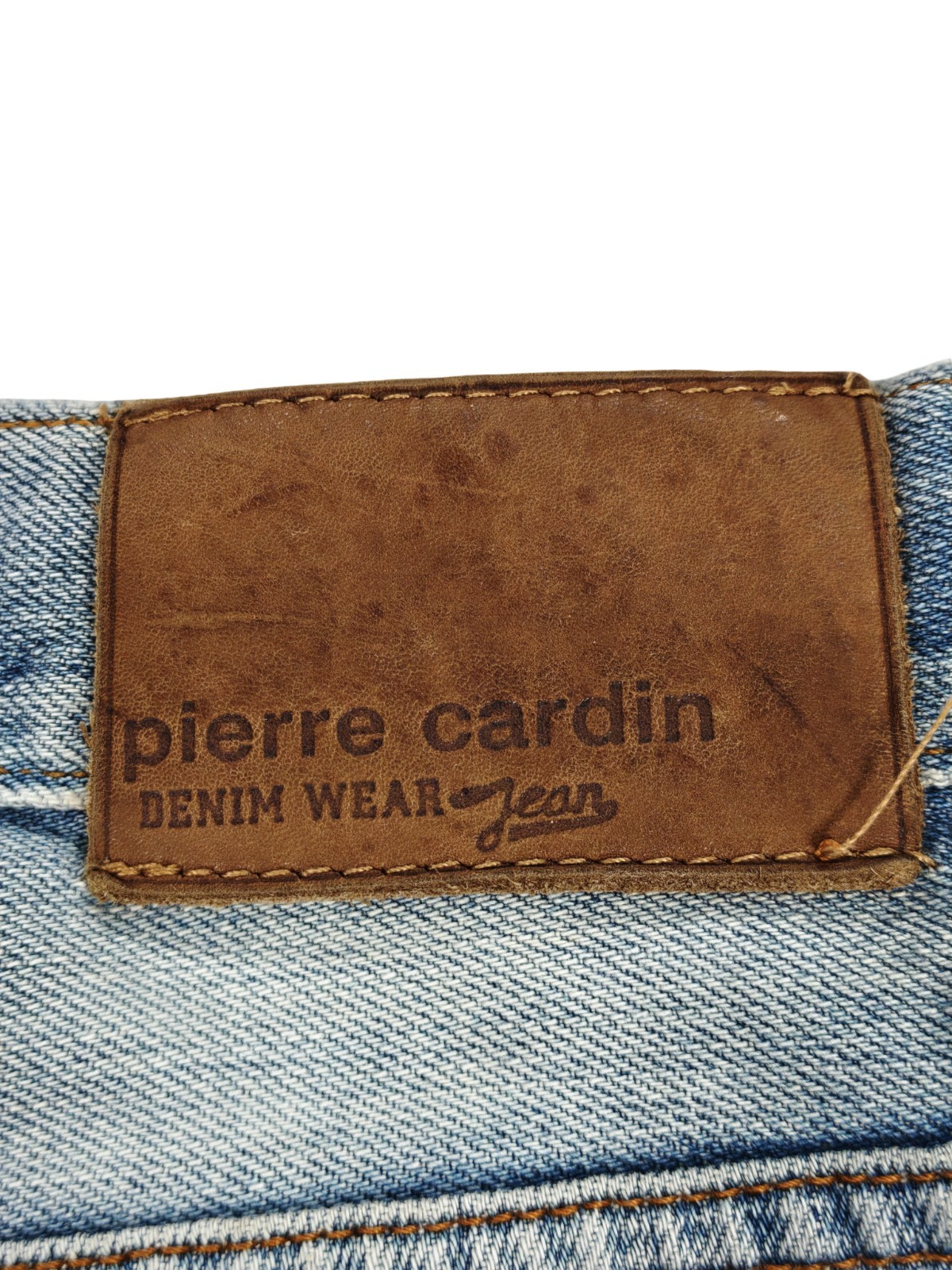Pierre Cardin Straight Jeans Men's Size 35W 31L Blue Designer Urban Fade image 5