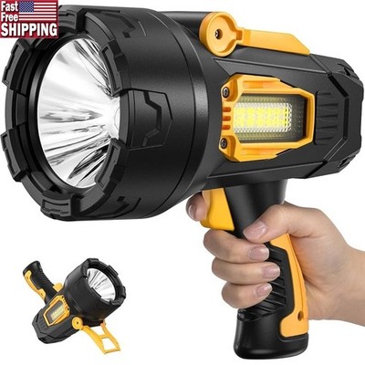 99000 Lumens Rechargeable Spotlight Long Range High Power Camping Emergency New