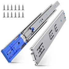 200 Lbs Soft Close Heavy Duty Drawer Slides 1 Pair 14 16 18 20 22 24 26 28 In...
