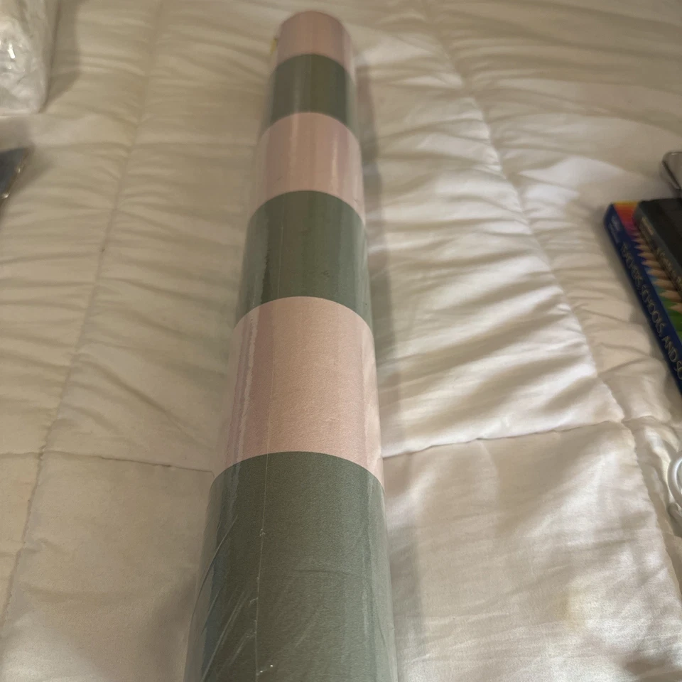 Toldo a rayas Graham & Brown Cath Kidston verde y rosa Foto 3 de 3