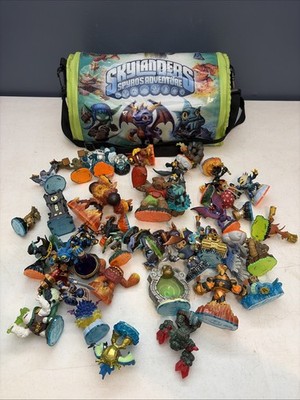Skylanders Lot Of 40 Figures + Spyros Adventure Video Game