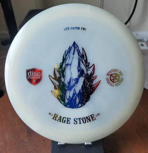 Discmania Lux Vapor FD1 Disc Golf Fairway Driver, 176g, No Ink, Rage Stone