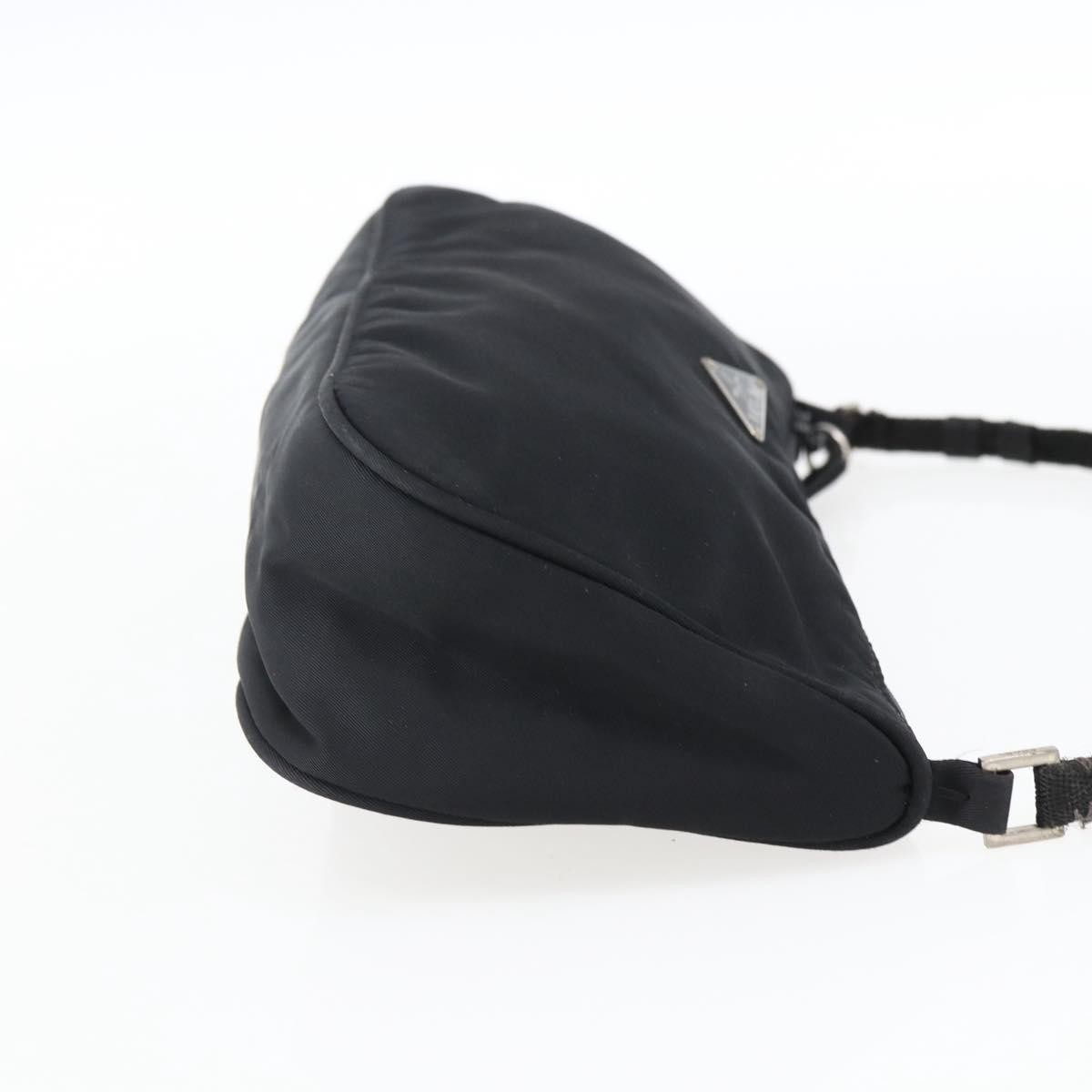 PRADA Hand Bag Nylon Black Silver Auth ep12953 thumbnail 5