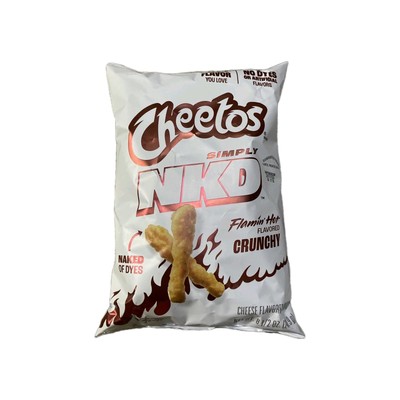 Cheetos Simply NKD Crunchy Flamin' Hot Cheese Snacks 8.5 oz