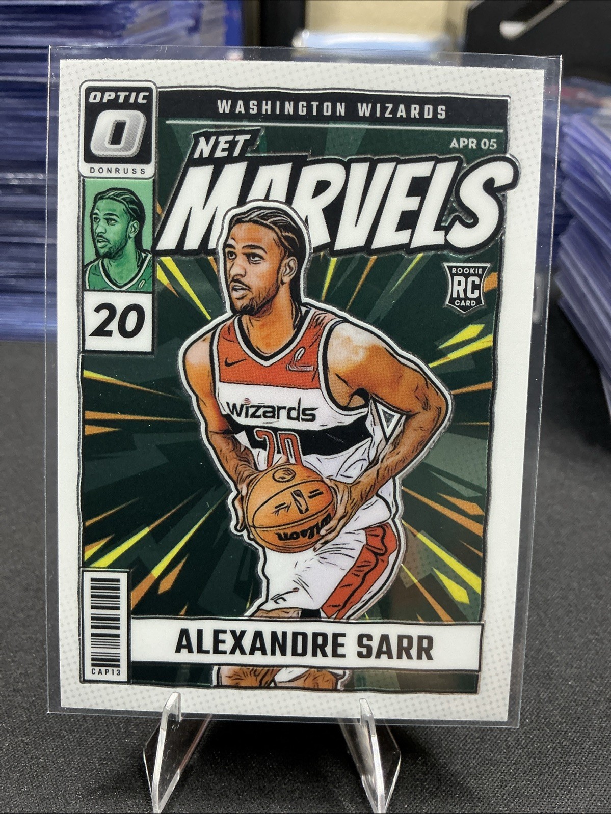 2024-25 Panini Donruss Optic Alex Sarr Net Marvels Rookie RC 🔥 Wizards