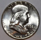 1958-P Franklin Half Dollar - BU - #9472D