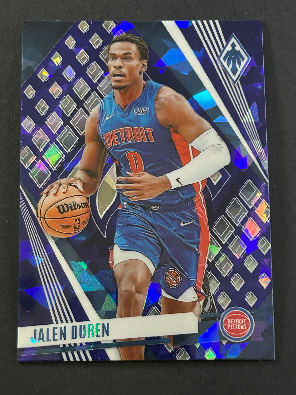 2023-24 Panini Phoenix #233 Jalen Duren Phoenix Blue Ice Detroit Pistons