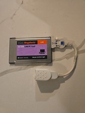 3Com 10/100 PCMCIA Ethernet LAN PC Card with Dongle Cable - Model 3CCFE574BT