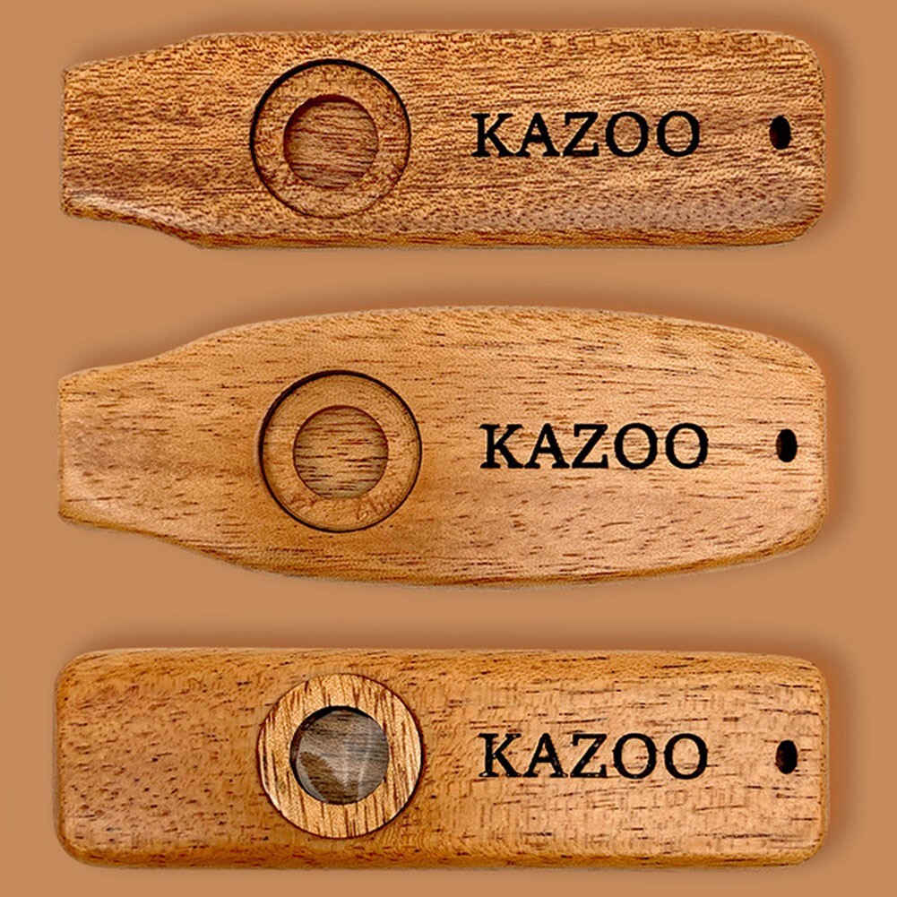 Brand New Musical Instruments Wooden Kazoo Kazoos Classic Style