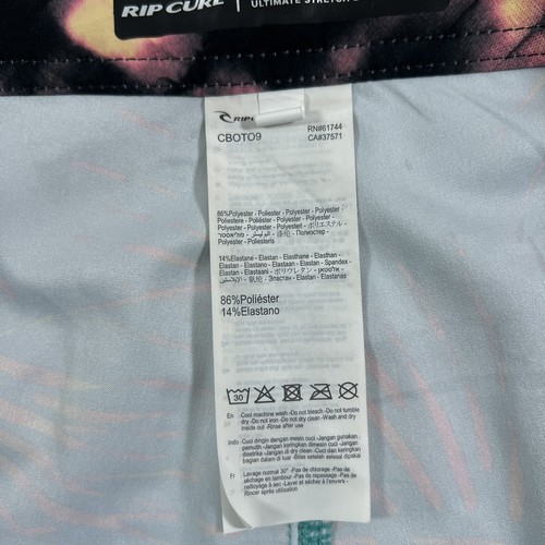 Rip Curl Mens Board Shorts 36 Blue Mirage Paradiso Surf Stretch Pocket Key Loop - Picture 5 of 14