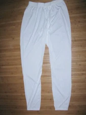 PATAGONIA Pants BASE LAYER Size LARGE Long John CAPILENE Polyester Thermal WHITE