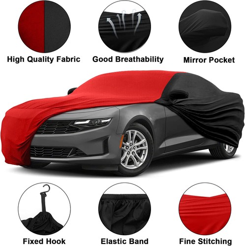 Cubierta interior de auto satinado elástica a prueba de arañazos a prueba de polvo para Chevrolet Chevy Corvette EE. UU. - Imagen 5 de 13