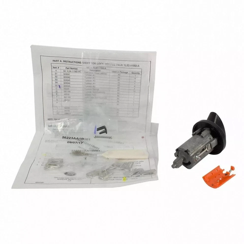 SW-6383 Motorcraft Ignition Lock Cylinder New for E150 Van E250 E350 E450 E550 - Image 2 of 4